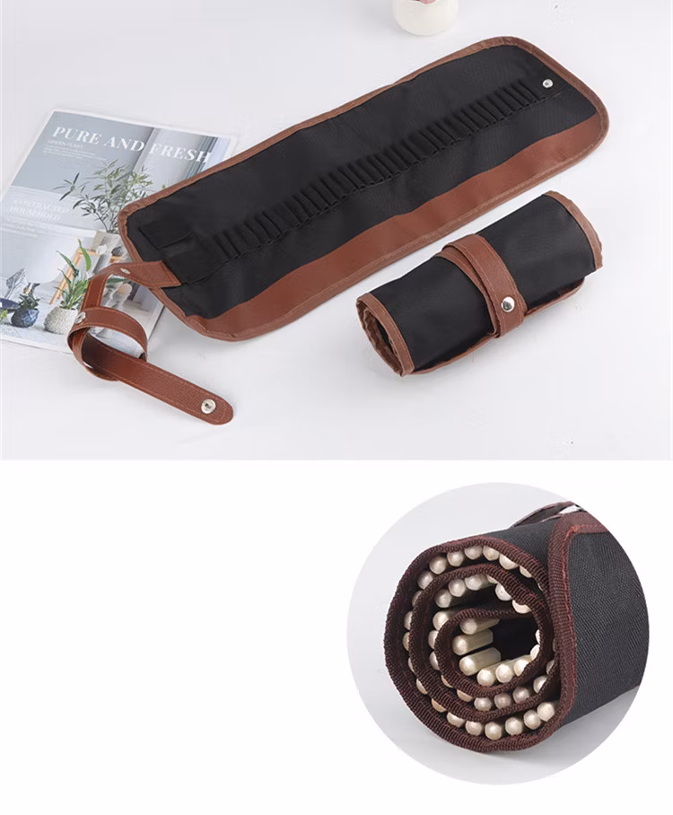 Custom Collapsible Painting Pen Bag Luxury Pencil Storage Office Supplies Bag