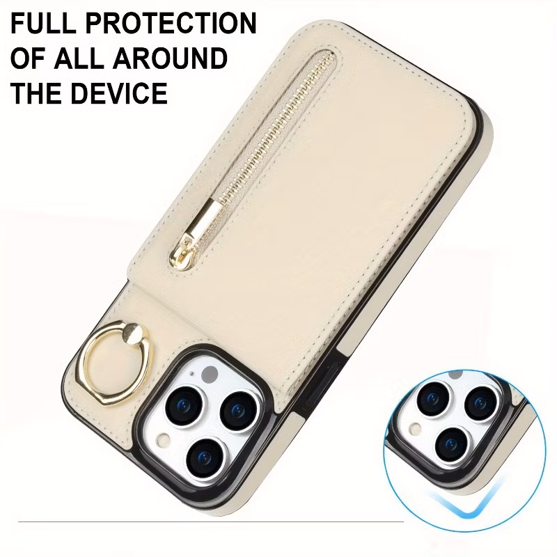 Promotional Factory Hot-Selling Luxurious Vintage Design Leather Anti-Slip Cover Phone Case