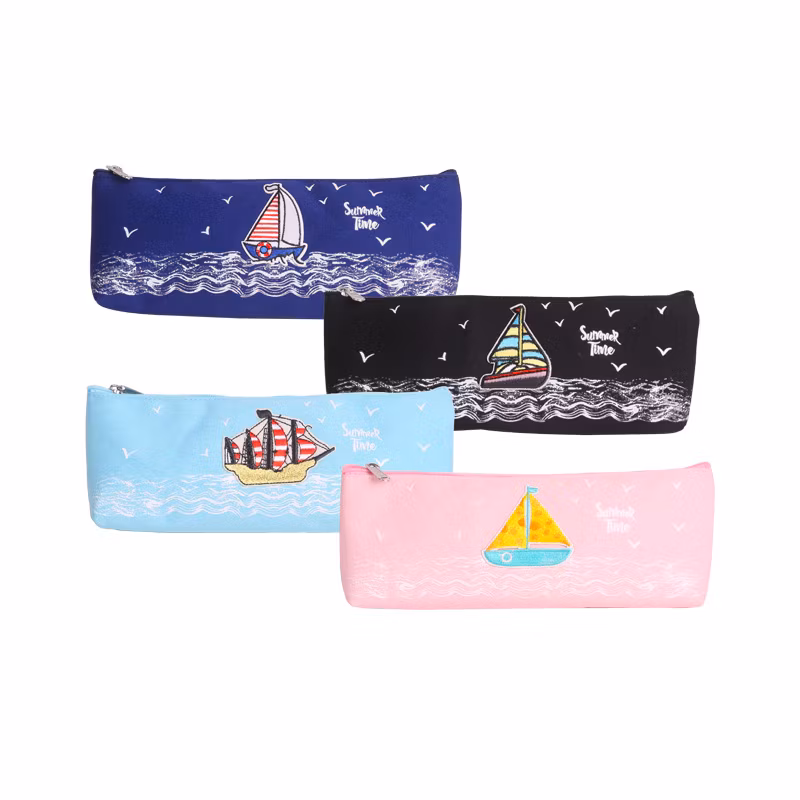 Ship Pattern Creative Primary Pencil Case