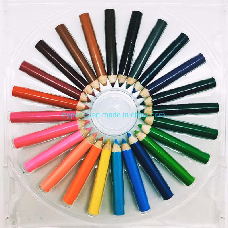 Promotion Gift Super Mini 4cm X Dia 5mm Color Pencil in CD Case