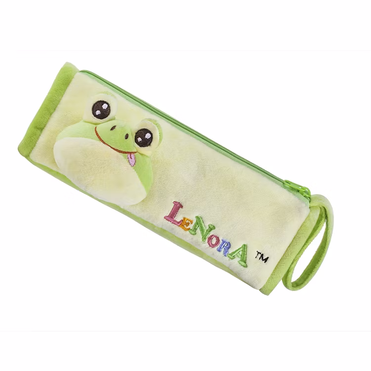 Custom Your Own Plush School Children Kids Pencil Case with Big Capacity