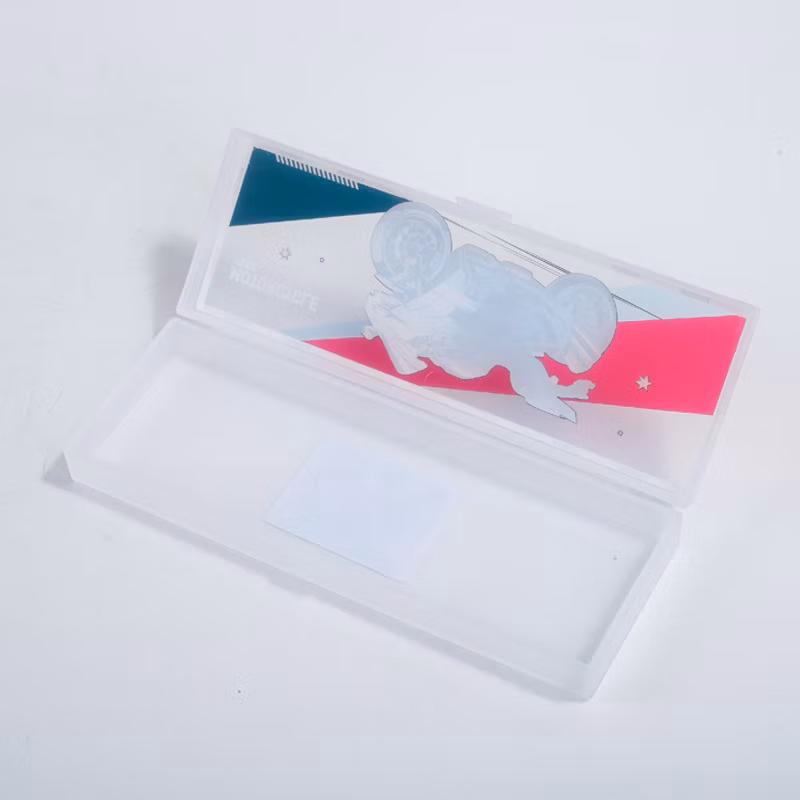 Boys Cool Plane Pattern Simple Transparent Hot Selling Student Stationery Pencil Case