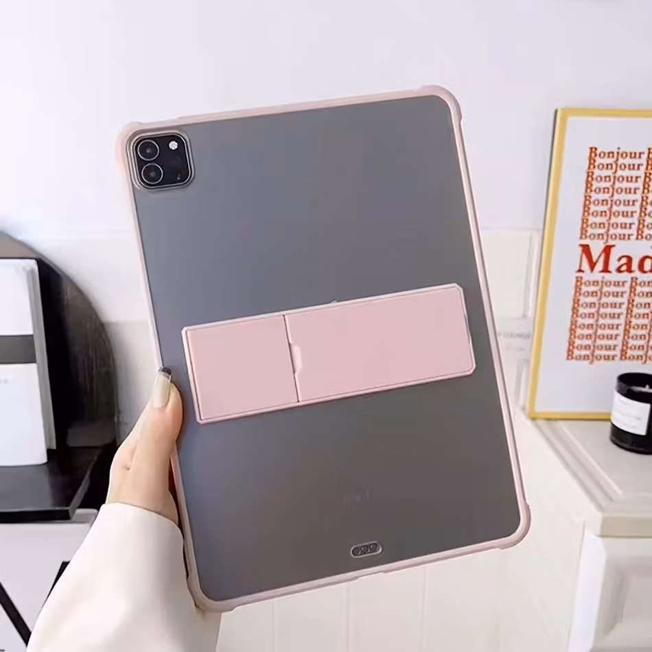 Amazon Hot Selling Transparent Acrylic Back Shell with Tablet Stand Tablet Case for iPad PRO 13 Inch 2024 M4 7th Generation