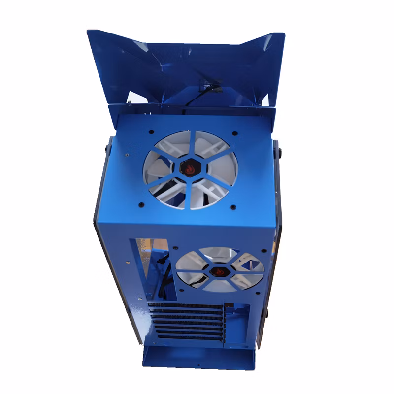MID Tower Gaming PC Anime Computer Case,Hot Sale ATX Gaming Case Computer Parts Computer PC Case with Great Tempered Glass Design,Special-Shaped, Cool RGB Fans