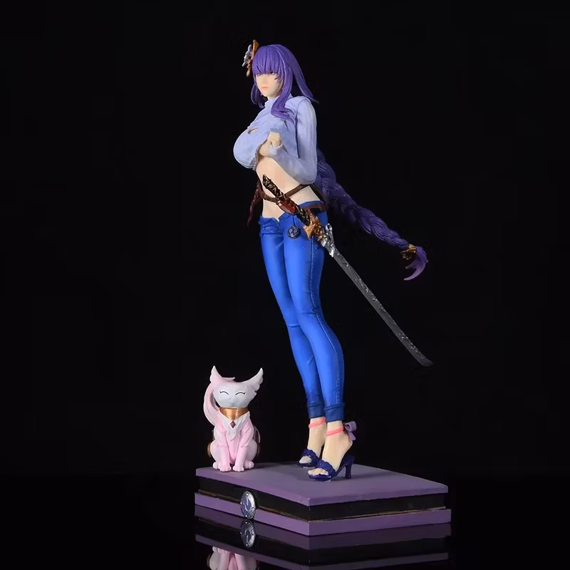 Animation Wholesale Gk Fa Beelzebul Milk Incense Thunder Milk Incense a Knife Game Peripheral Box Anime Figure Cartoon-Character