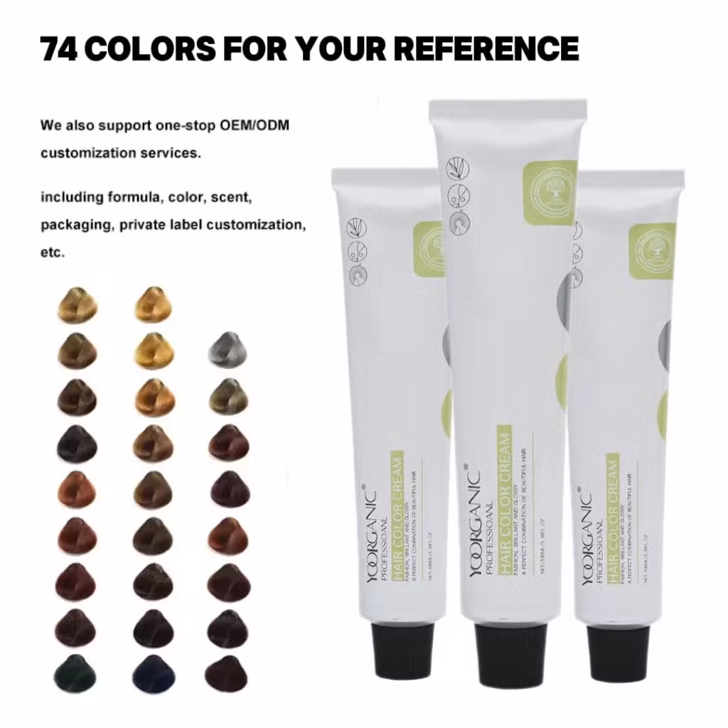 Low MOQ Best Price Shiny Quick Coloring Hair Color Cream Hair Dye