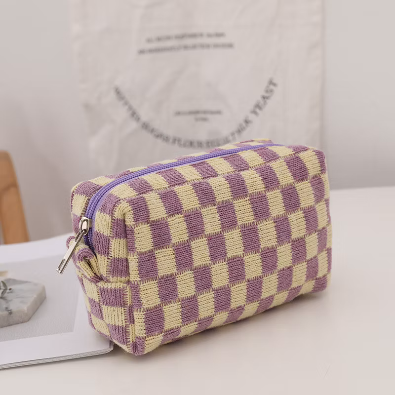 Promotional Zipper European Style Triangle Pencil Bag Pencil Case for School & Office