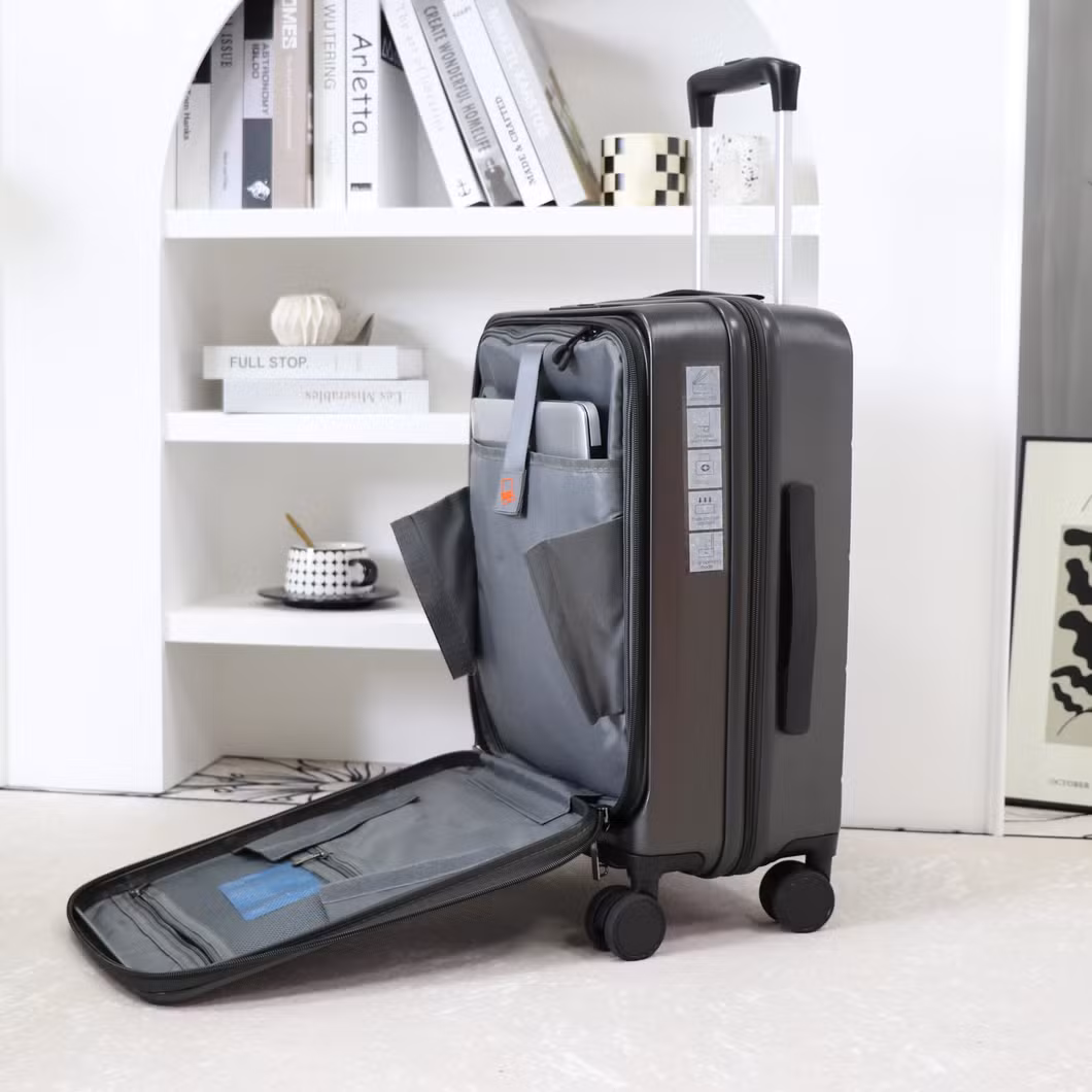 Special Luggage with High Aesthetic Value Front Opening Universal Boarding Suitcase