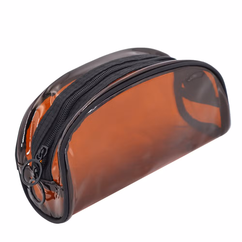 Plain Clear Toiletry Skincare Beauty Bag Custom Logo PVC Transparent Fancy Pencil Bag Wholesale for Students Custom Plastic Bag