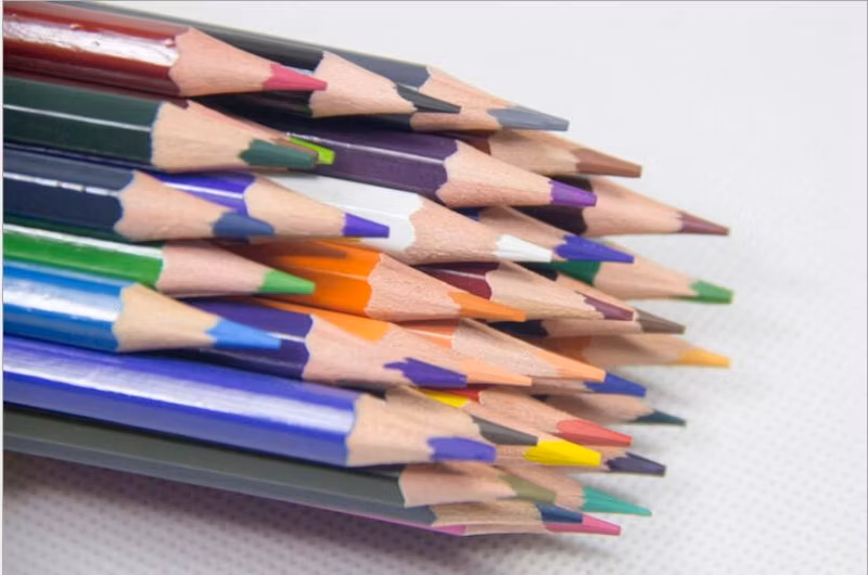 Nature Wooden Color Pencil with Case
