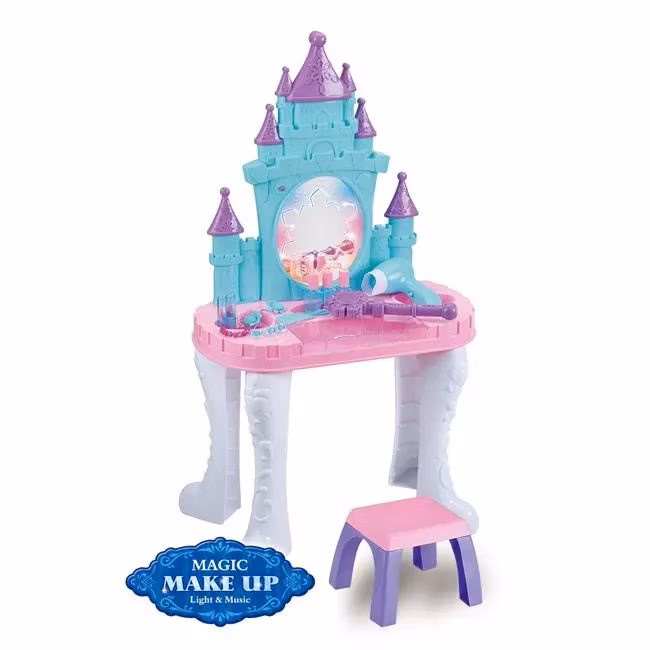 Infrared Dressing Table with Lights Music Kids Makeup Sets for Girls
