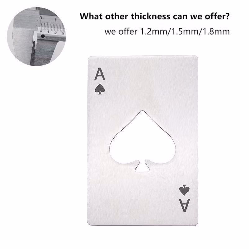 Creative Credit Card Beer Bottle Opener Ace Shape