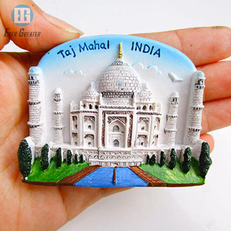 Custom Promotional 3D Resin Fridge Magnet Country City Refrigerator Magnet Tourist Souvenir