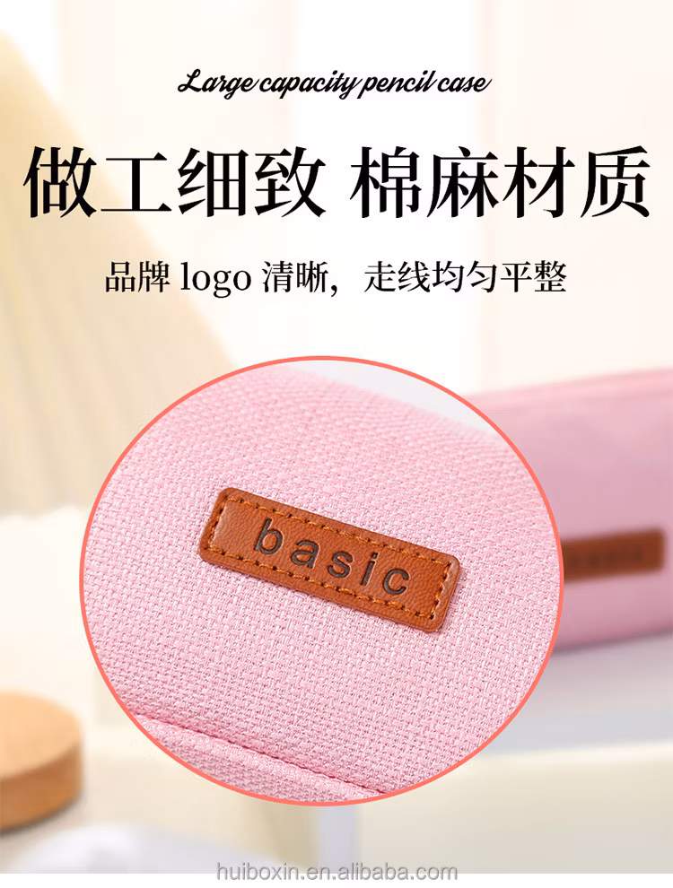 Cute Pencil Case for Girls Boys Large Capacity Cute Washable Pen