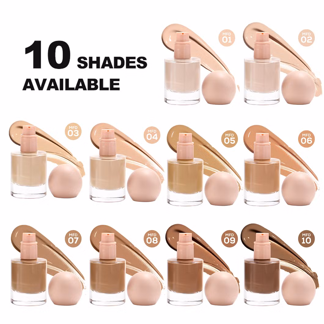 Waterproof Full Coverage Face Foundation High Quality Vegan Liquid Foundation