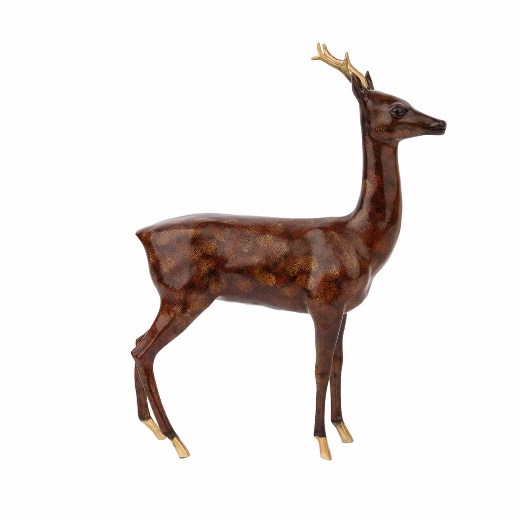 Bronze New Color Animal Sculptures Metal Creative Handicraft