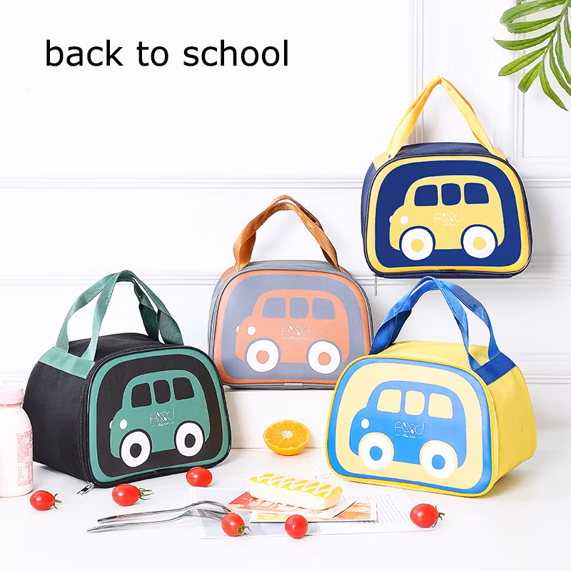 Online Fashionable School Supplies Cartoon Cute Polyester Packaging Bag New Stylish Student Small Hand Bags for Girls and Boys