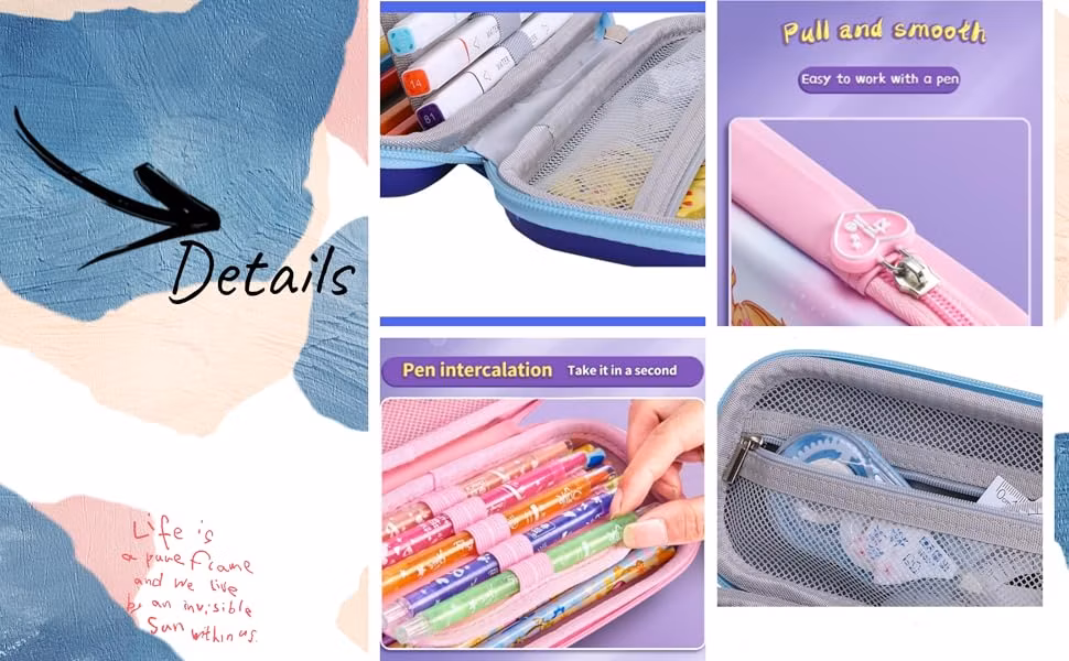 Customizable 3D Pencil Case for Children