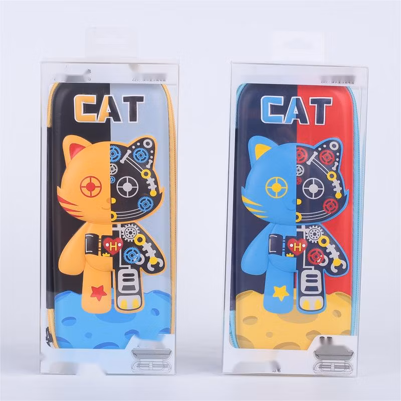 3D Cat Pattern Cute Creative Stationery Pencil Case