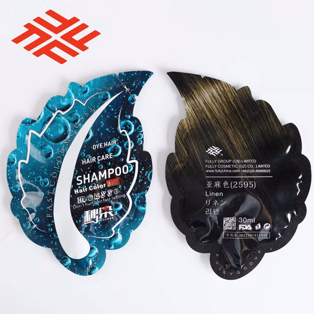 Fully Fastcolor Mousse 10 Mins Hair Color Change Hair Blackening Shampoo Halal Hair Color