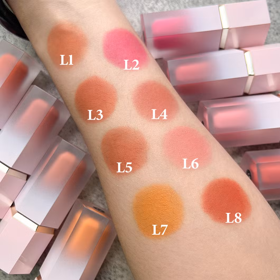 Hot Selling Cosmetics Cream Velvet Liquid Blusher for Liquid Blush