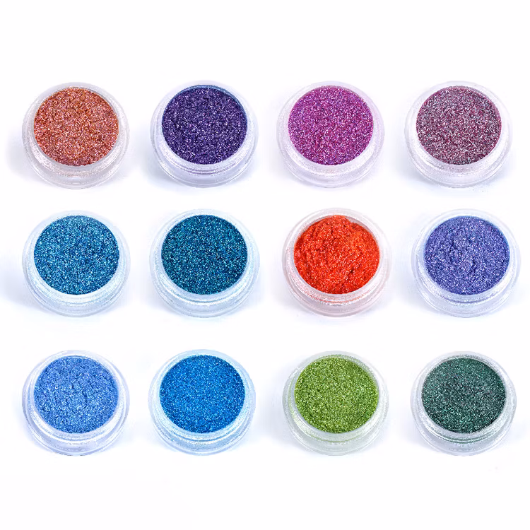 Multicolored Shimmer Sequins Pigment Mica Chameleon Powder