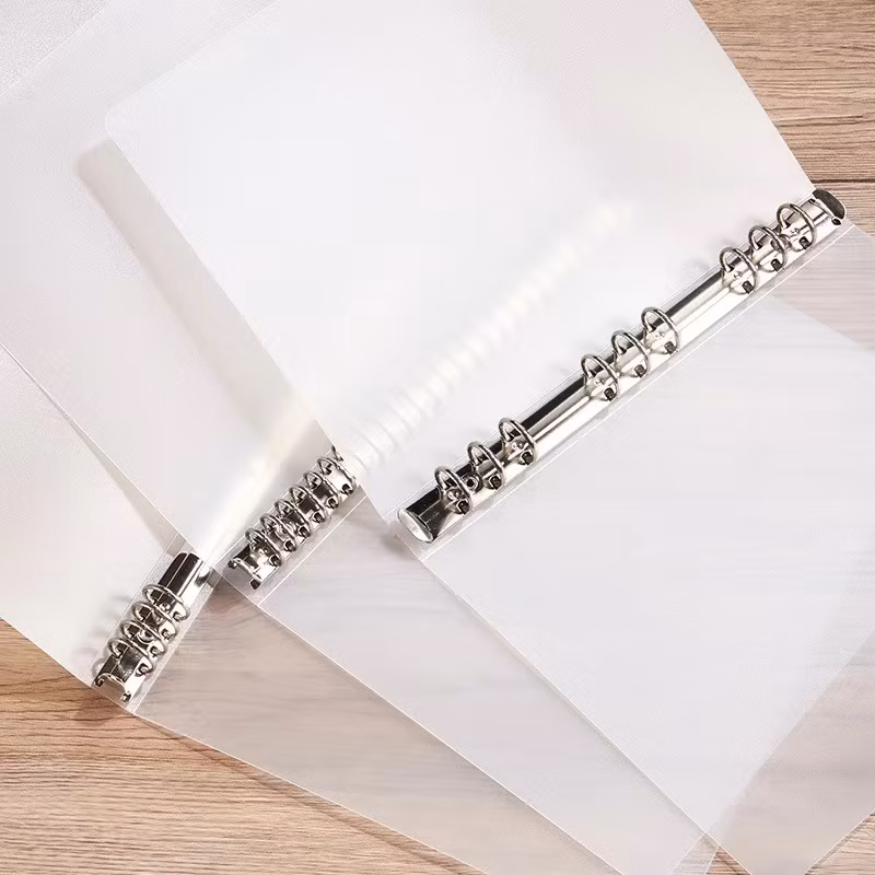 B5 A5 A6 PP Matte Binder Cover Loose Leaf Notebook Case