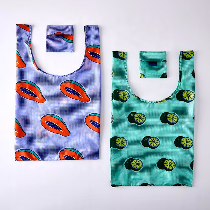 Custom Eco-Friendly RPET Reusable Polyester Foldable Shopping Bag