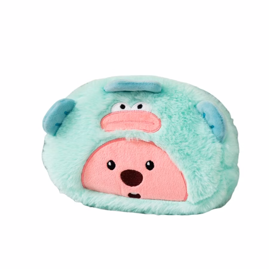 Custom Design Pattern Pattern Cute Girl Fancy Plush Pencil Bags