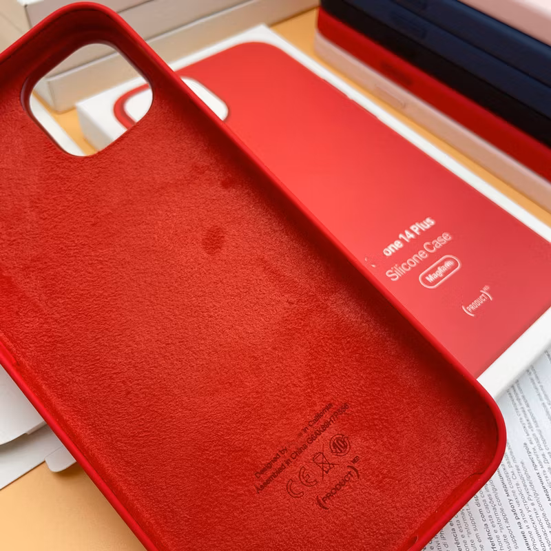 Leather Wireless Magnetic Charge Mobile Cover Phone Cases for iPhone 14 13 12 PRO Max