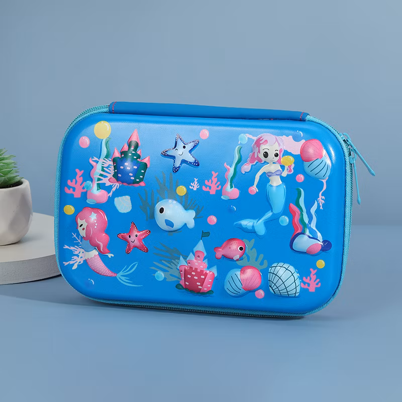 3D Cartoon Pen Bag Waterproof Hard Shell Large Capacity Stationery Bag