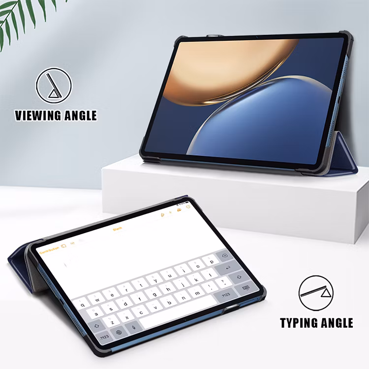 Ultra-Thin Auto Wake/Sleep PU Leather Trifold Tablet Case for Huawei Honor Tablet V7 PRO BRT-W09