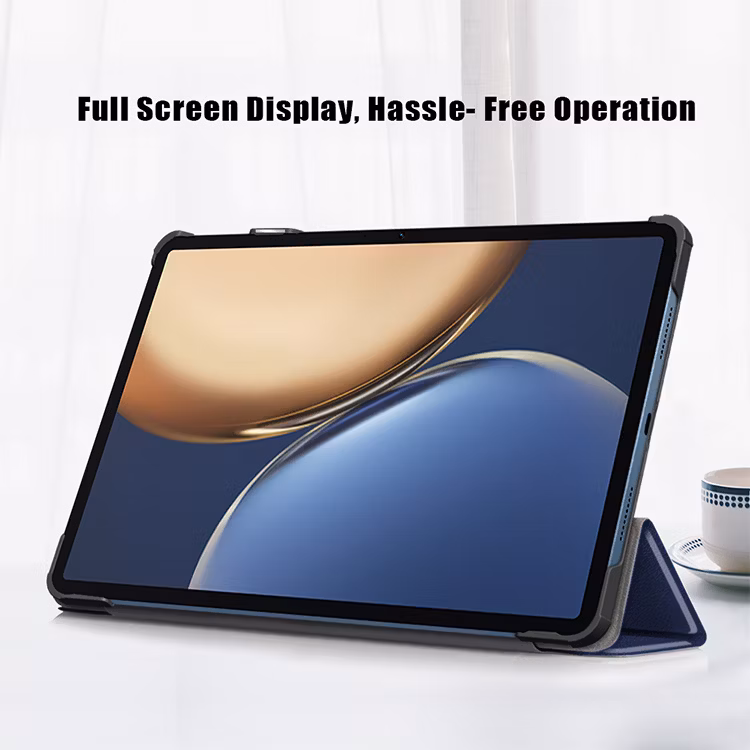 Ultra-Thin Auto Wake/Sleep PU Leather Trifold Tablet Case for Huawei Honor Tablet V7 PRO BRT-W09
