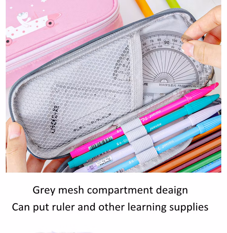 Wholesale Fashion Cute Cartoon Animal Pen Bag Multi-Functional Student Pencil Case Kid