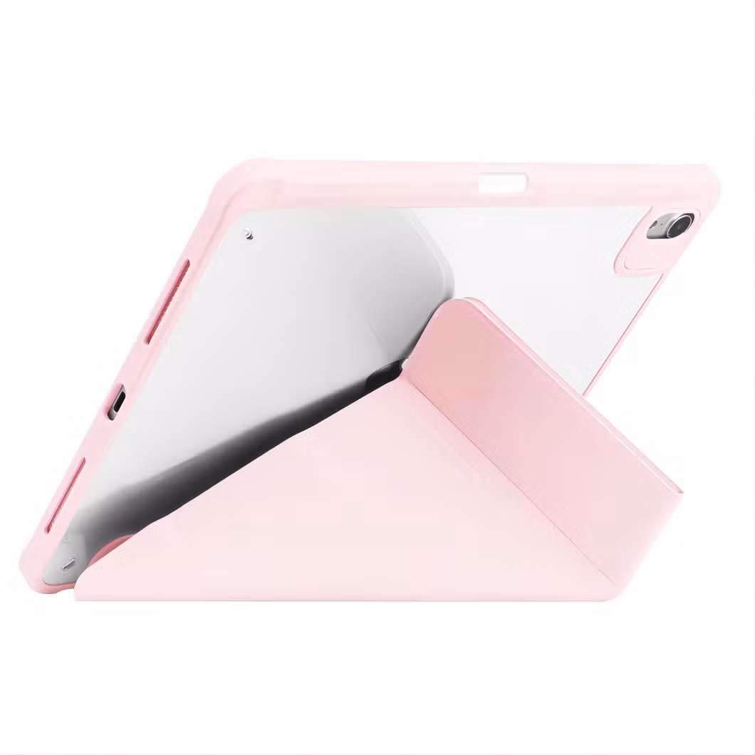 High Permeability Acrylic TPU Solid Color Bag with Pen Slot Air/iPad/PRO9.7-11 Protective Case