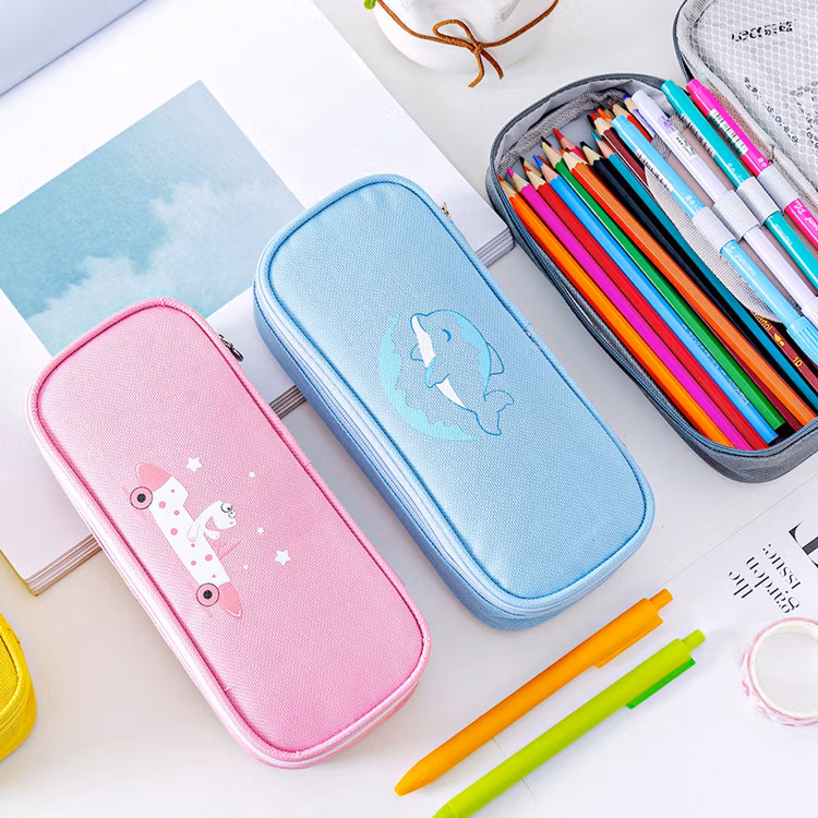 Wholesale Fashion Cute Cartoon Animal Pen Bag Multi-Functional Student Pencil Case Kid