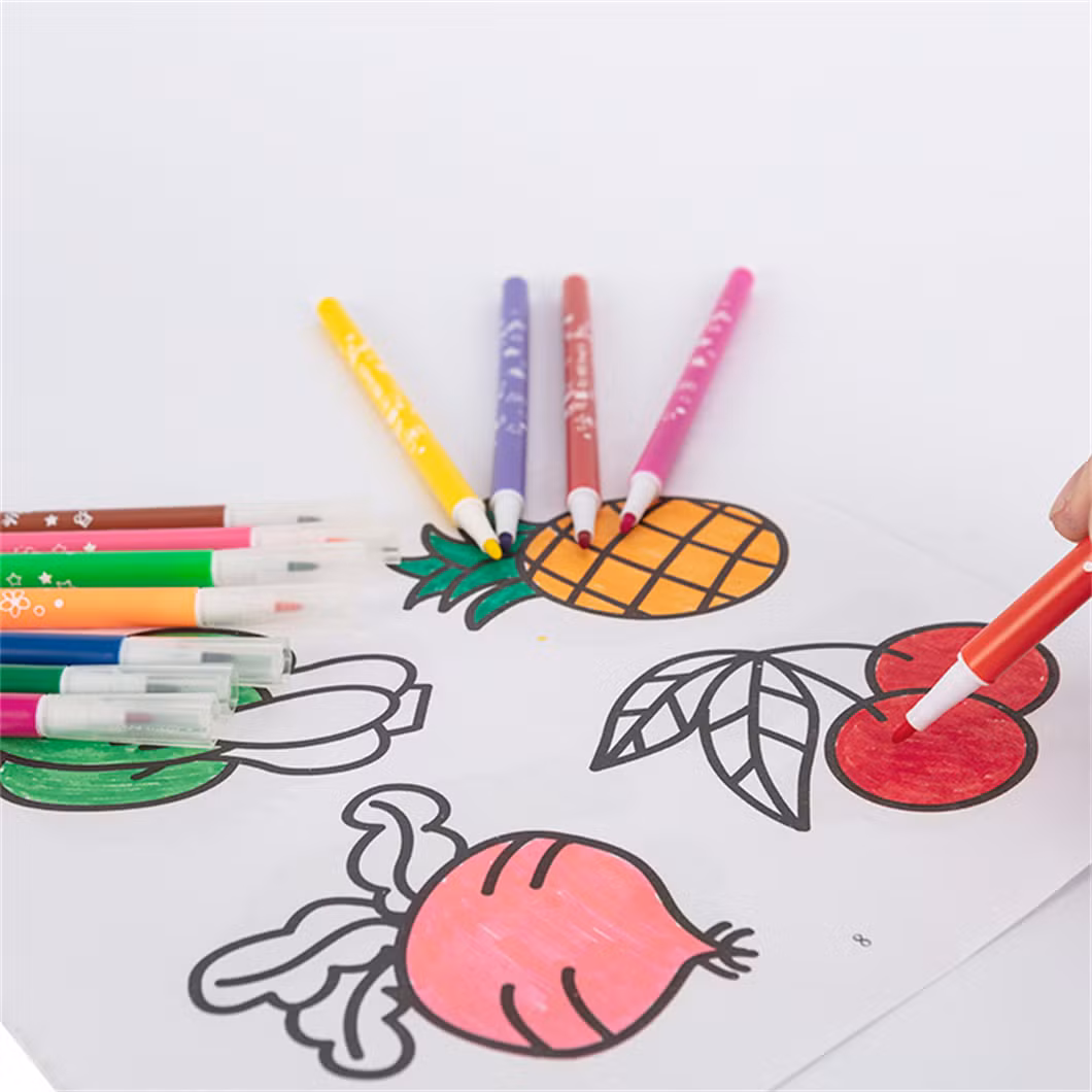 Vibrant Multicolored Watercolor Pens for Creative Art Projects