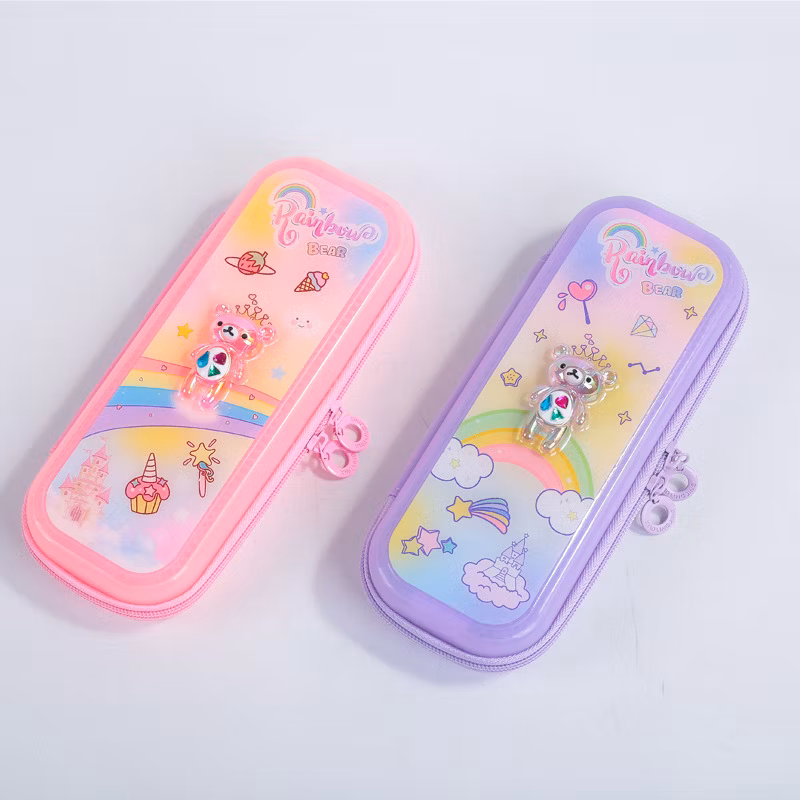 3D Bear Pattern Student Stationery Pencil Case