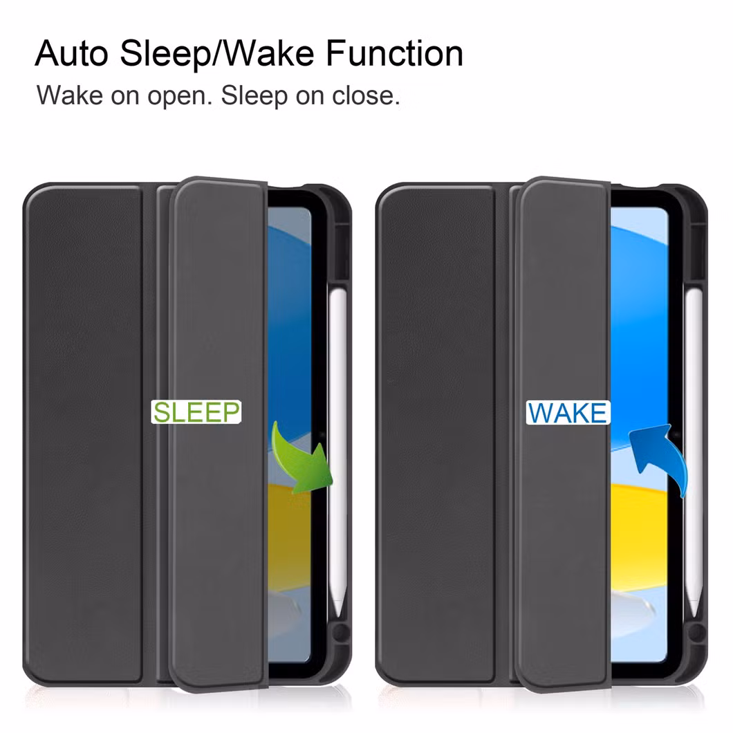 Smart Cover for iPad 10th 10.9 2022 Tablet Case Auto Sleep Funda Capa with Pencil Holder