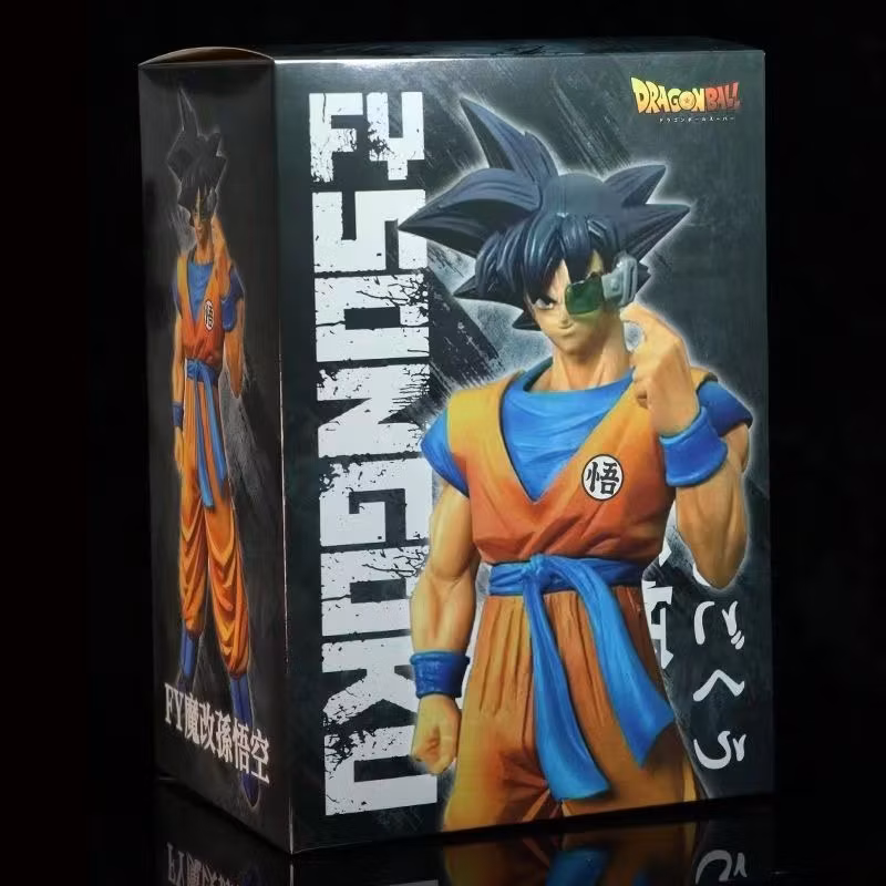 Dragon Ball Z Kinu Son Goku Double Face Carving Can Be Replaced Hand Anime Figure Cartoon-Character