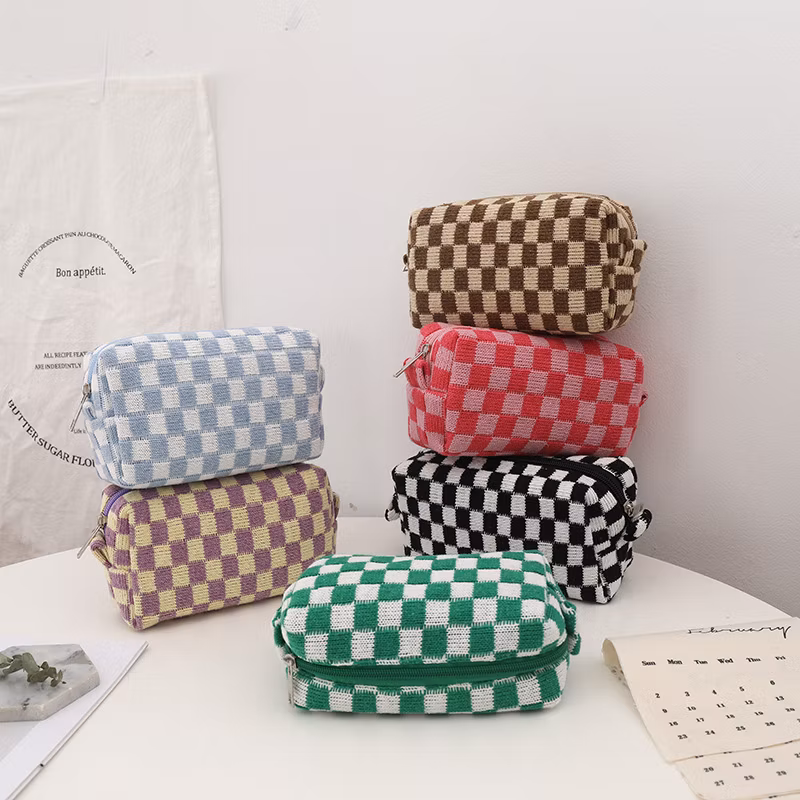 Promotional Zipper European Style Triangle Pencil Bag Pencil Case for School & Office