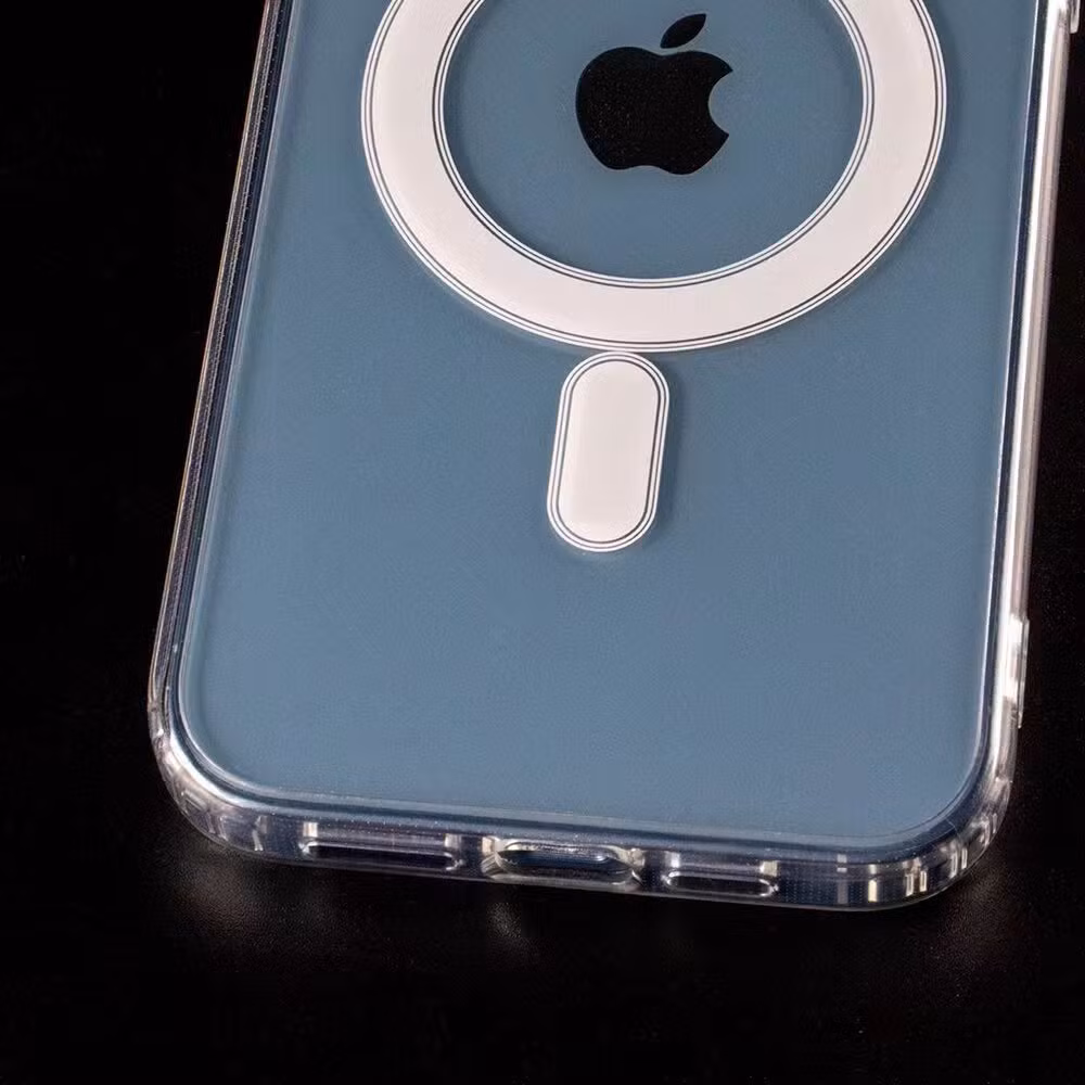 Magsafe Magnetic Transparent Clear Phone Case for iPhone 11 12 13 14 15 16 Mobile Phone Back Cover Parts