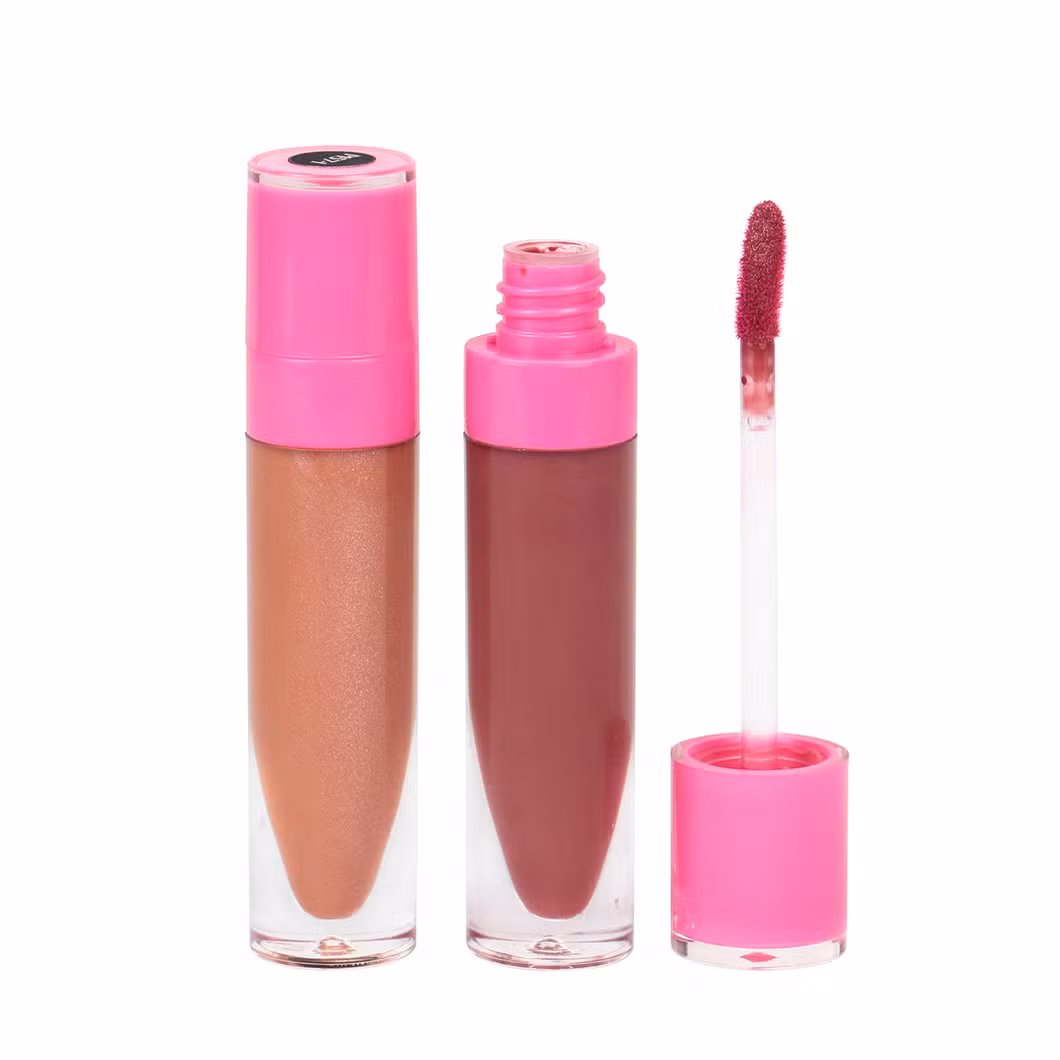 Matte Lip Gloss Cosmetics Private Label with Matte Finish Free Samples Bulk