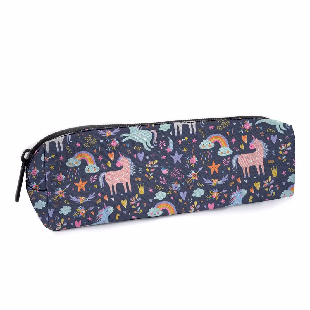 Factory Price Unicorn Cute Anime Kids Pencil Bag Custom Printed Pencil Bags Pouch Pencil Pen Cases for Kids Boys Girls