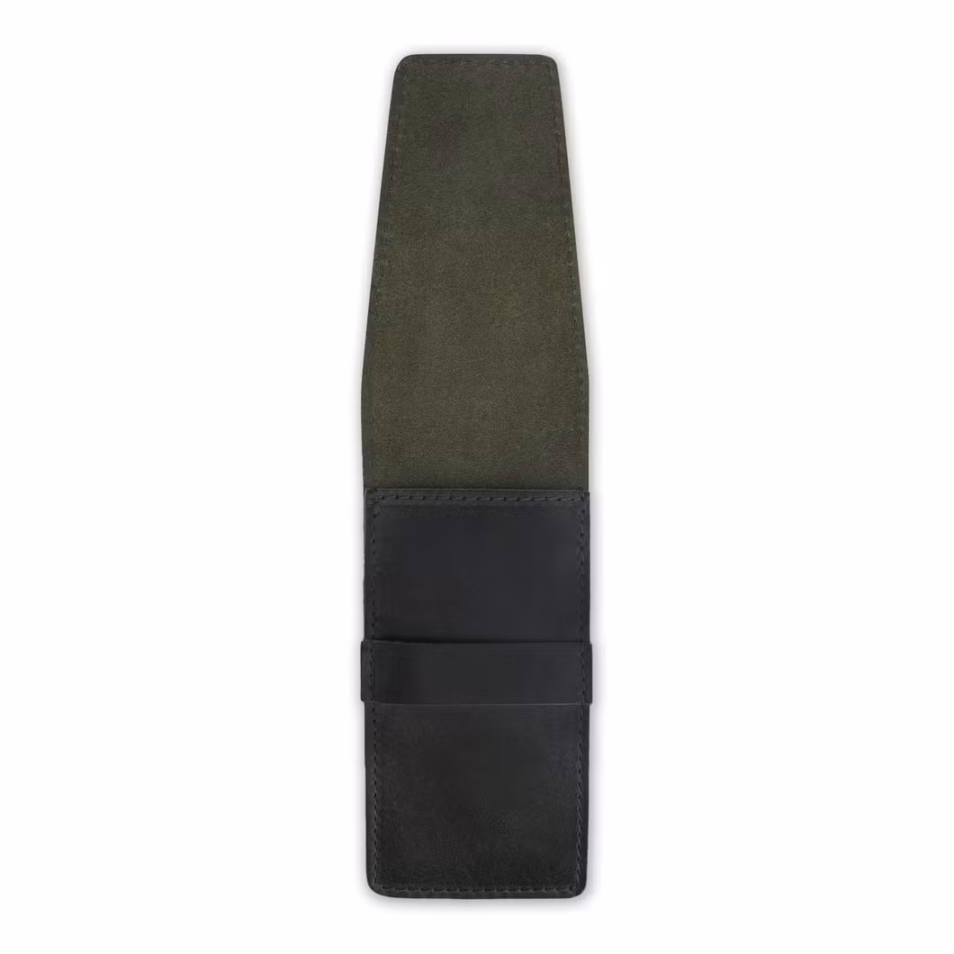 Custom Slim Pencil Bag Popular Leather Pencil Cases for Office