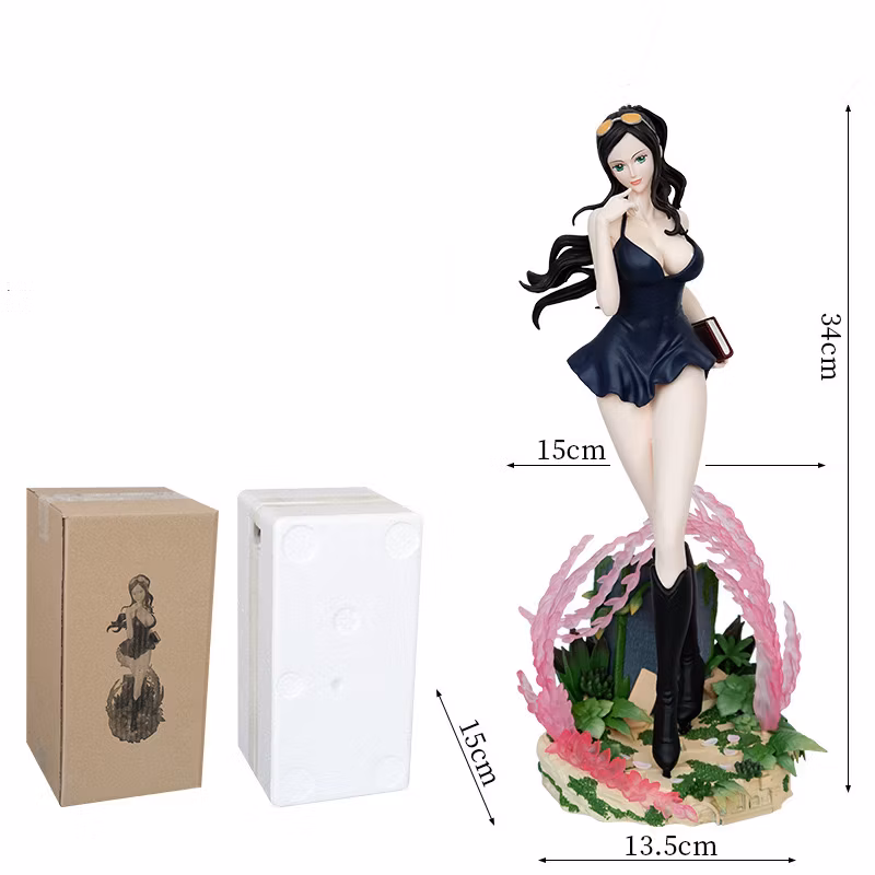 One Piece Anime Figure Female Resonance Series Nico Robin Statue Model Cartoon-Character