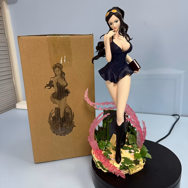 One Piece Anime Figure Female Resonance Series Nico Robin Statue Model Cartoon-Character