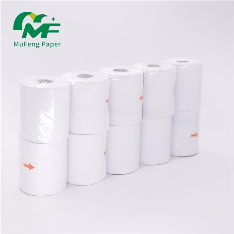 Extra Whiteness Promotional High Quality Durable Using 80mm 57mm Cashier Roll Receipt Thermal Paper