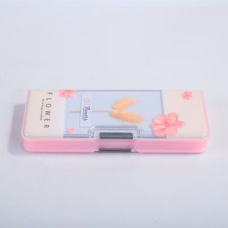 Multifunctional Plastic Flower Primary School Student Stationery Pencil Case