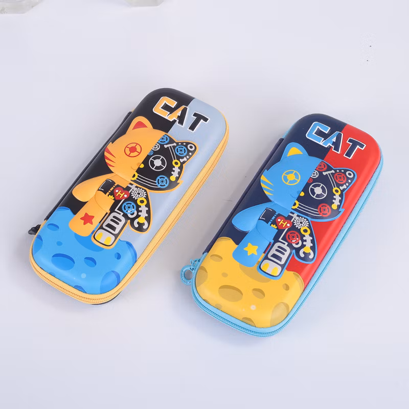 3D Cat Pattern Cute Creative Stationery Pencil Case